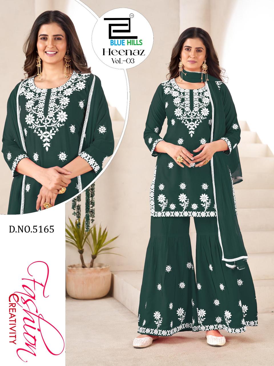 Blue Hills Heenaz vol 3 catalog wholesale kurtis catalog online