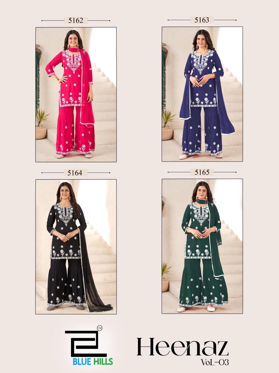 Blue Hills Heenaz vol 3 catalog wholesale kurtis catalog online