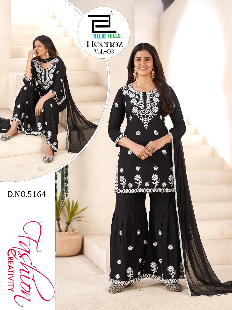 Blue Hills Heenaz vol 3 catalog wholesale kurtis catalog online