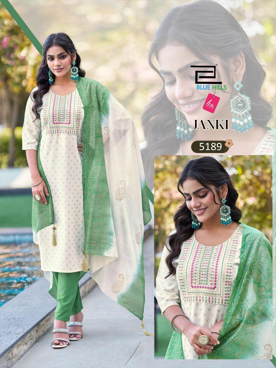 Blue Hills Janki catalog wholesale rayon kurti