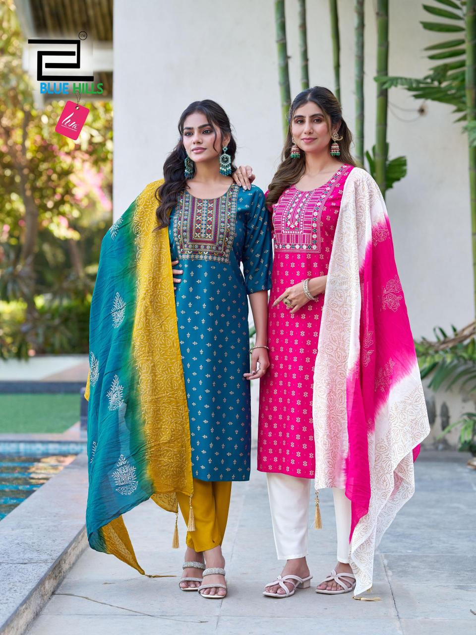 Blue Hills Janki catalog wholesale rayon kurti