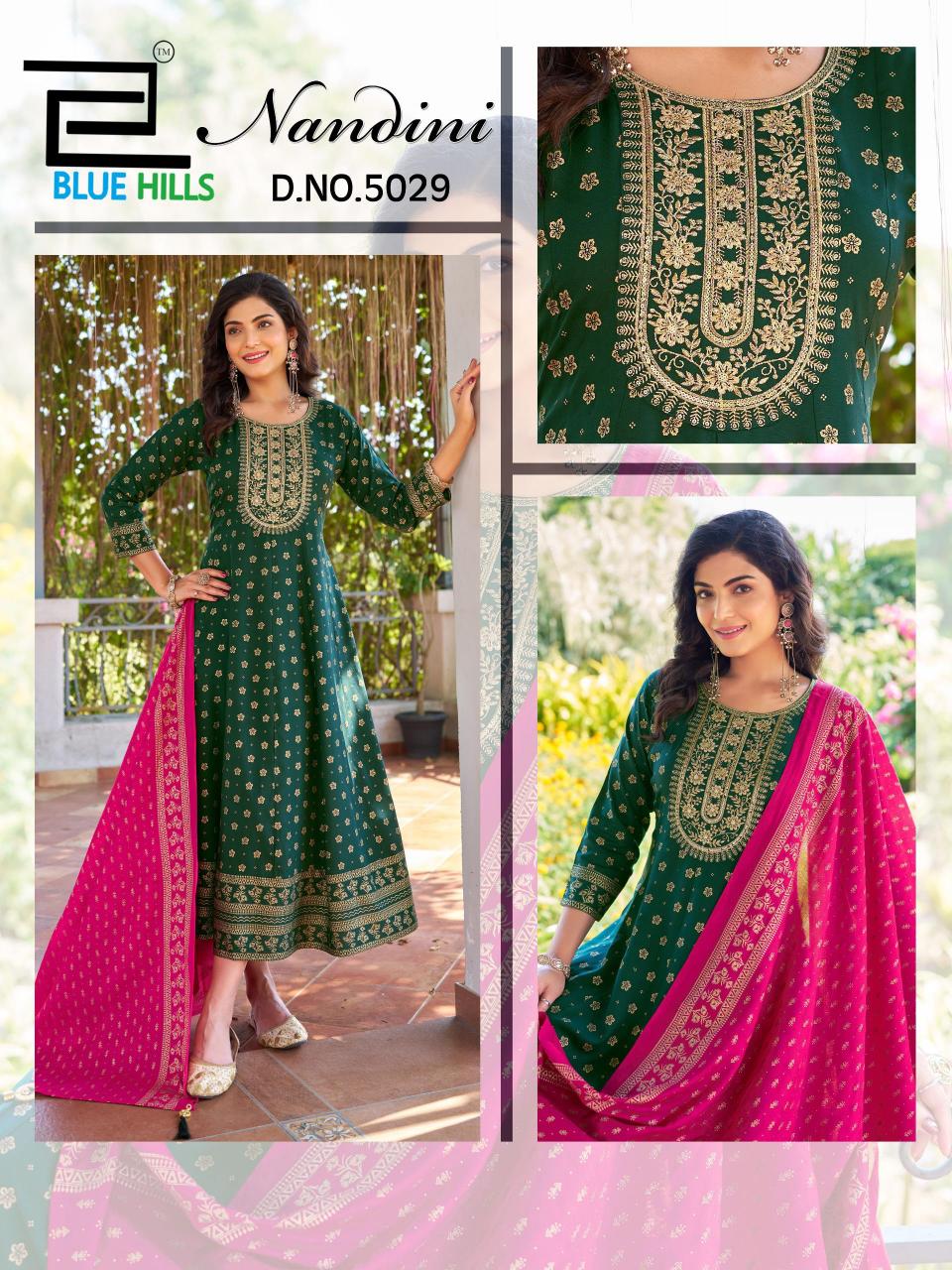 Blue Hills Nandini catalog branded kurtis wholesale in chennai