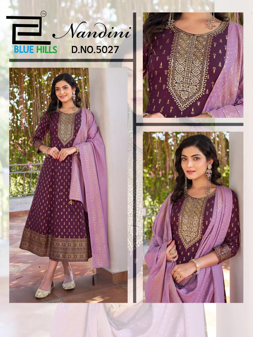 Blue Hills Nandini catalog branded kurtis wholesale in chennai