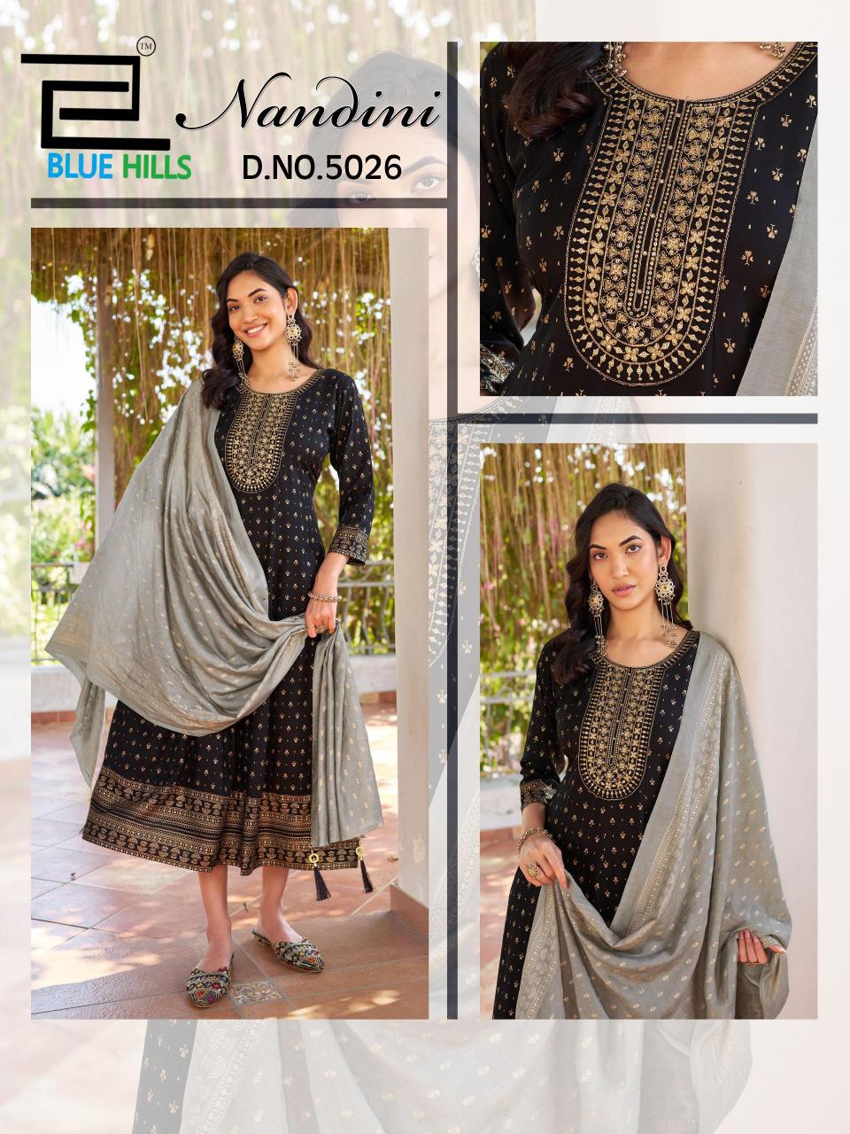 Blue Hills Nandini catalog branded kurtis wholesale in chennai