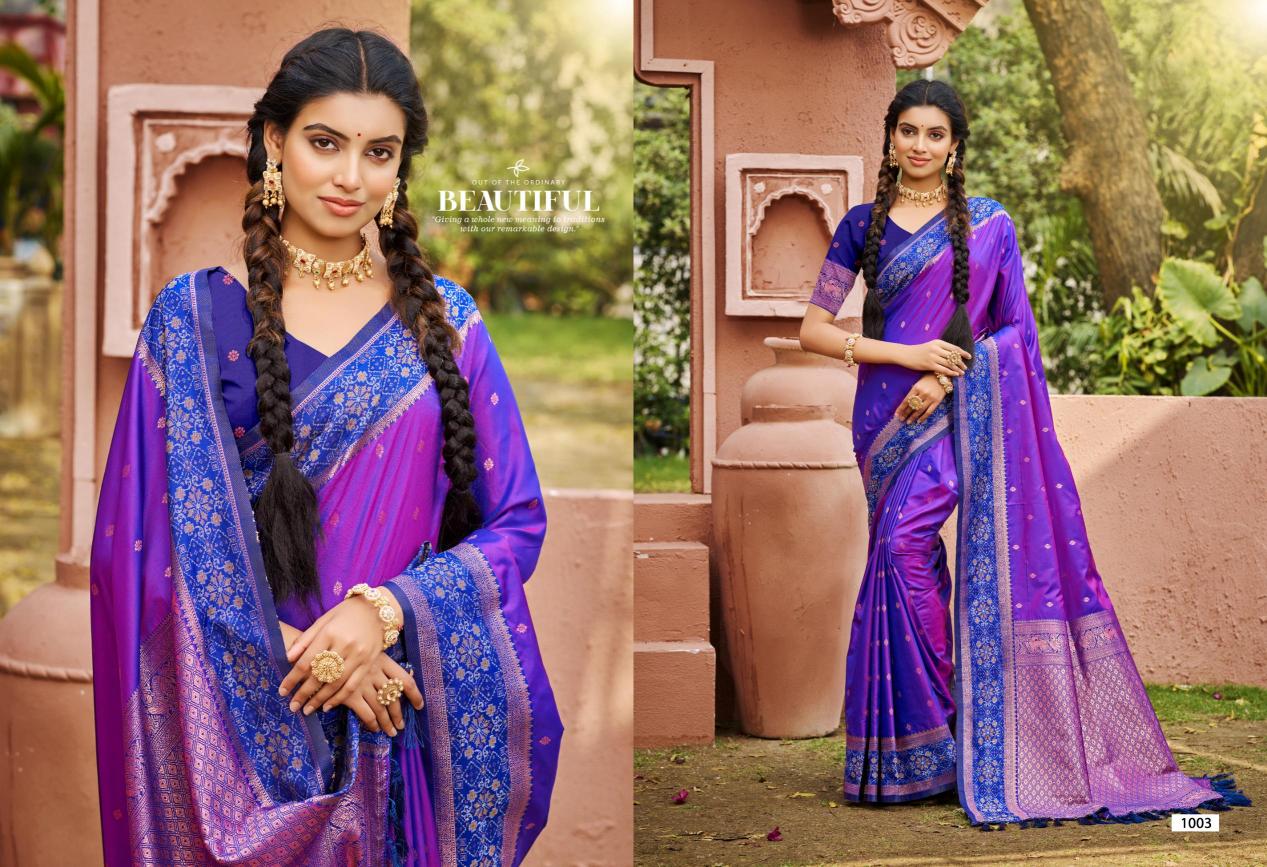 Bunawat - Kalamkari Sangam Prints SOFT SILK Woven Work Traditional Saree