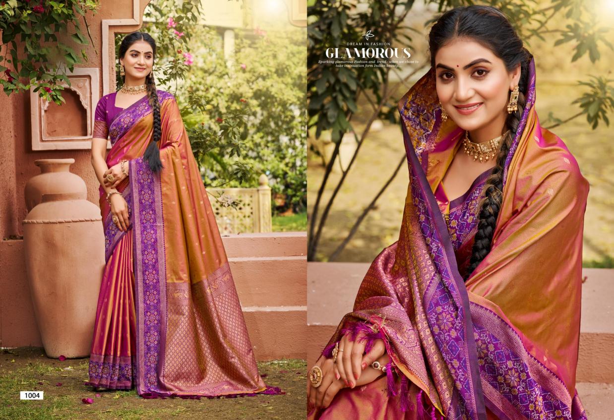 Bunawat - Kalamkari Sangam Prints SOFT SILK Woven Work Traditional Saree