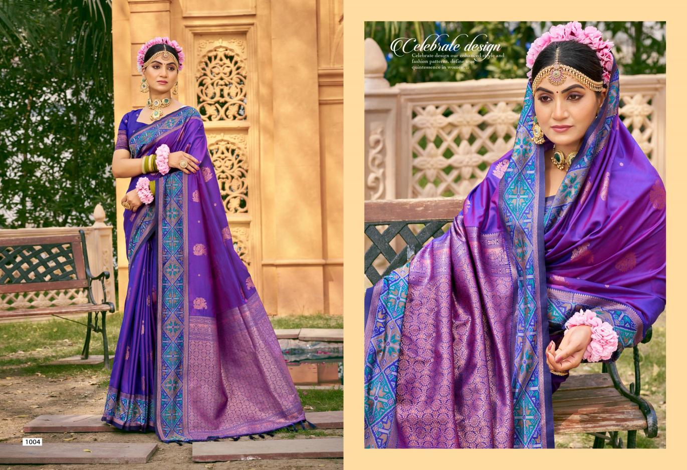 Bunawat - Kankallalli Sangam Prints SOFT SILK Woven Work Traditional Saree