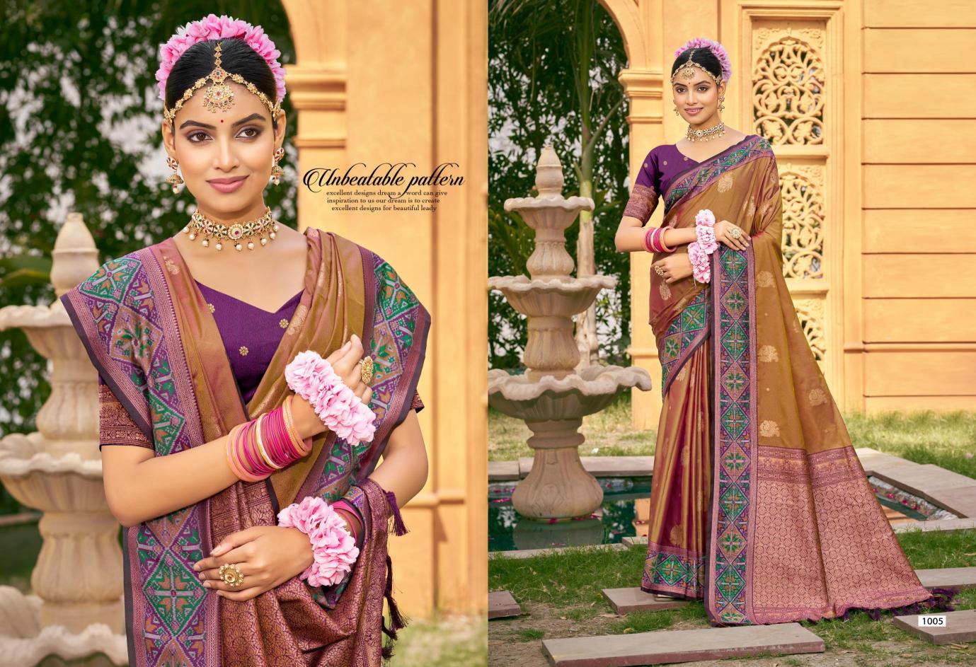 Bunawat - Kankallalli Sangam Prints SOFT SILK Woven Work Traditional Saree