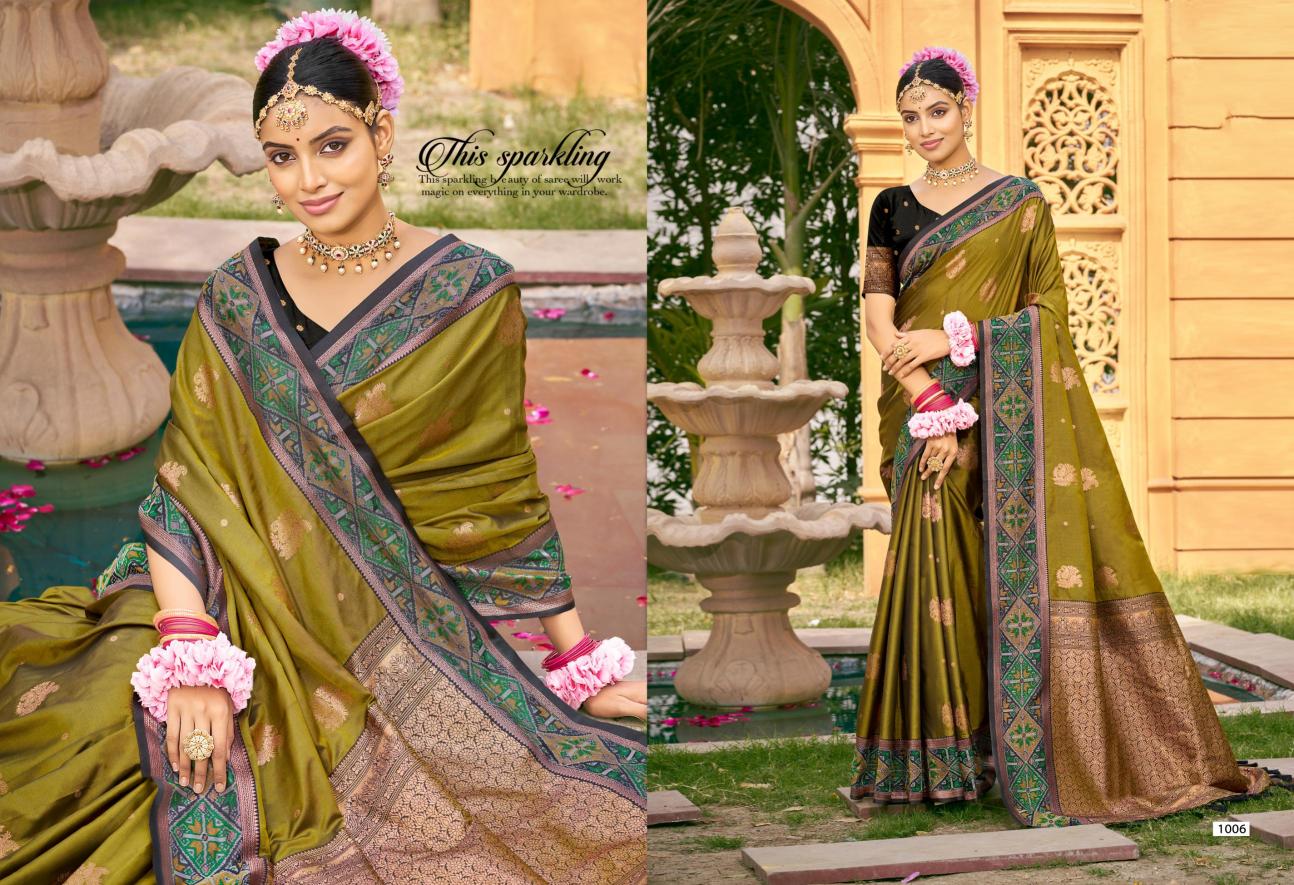 Bunawat - Kankallalli Sangam Prints SOFT SILK Woven Work Traditional Saree