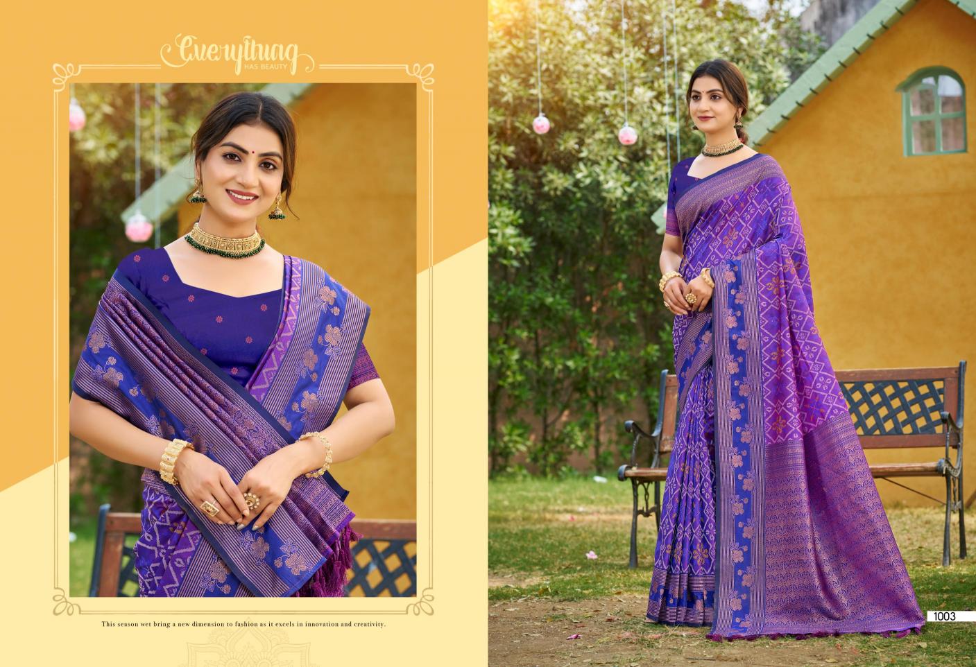 Bunawat - KRITIKS SILK Sangam Prints SOFT SILK Woven Work Traditional Saree