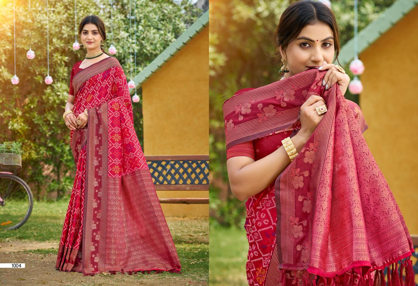 Bunawat - KRITIKS SILK Sangam Prints SOFT SILK Woven Work Traditional Saree