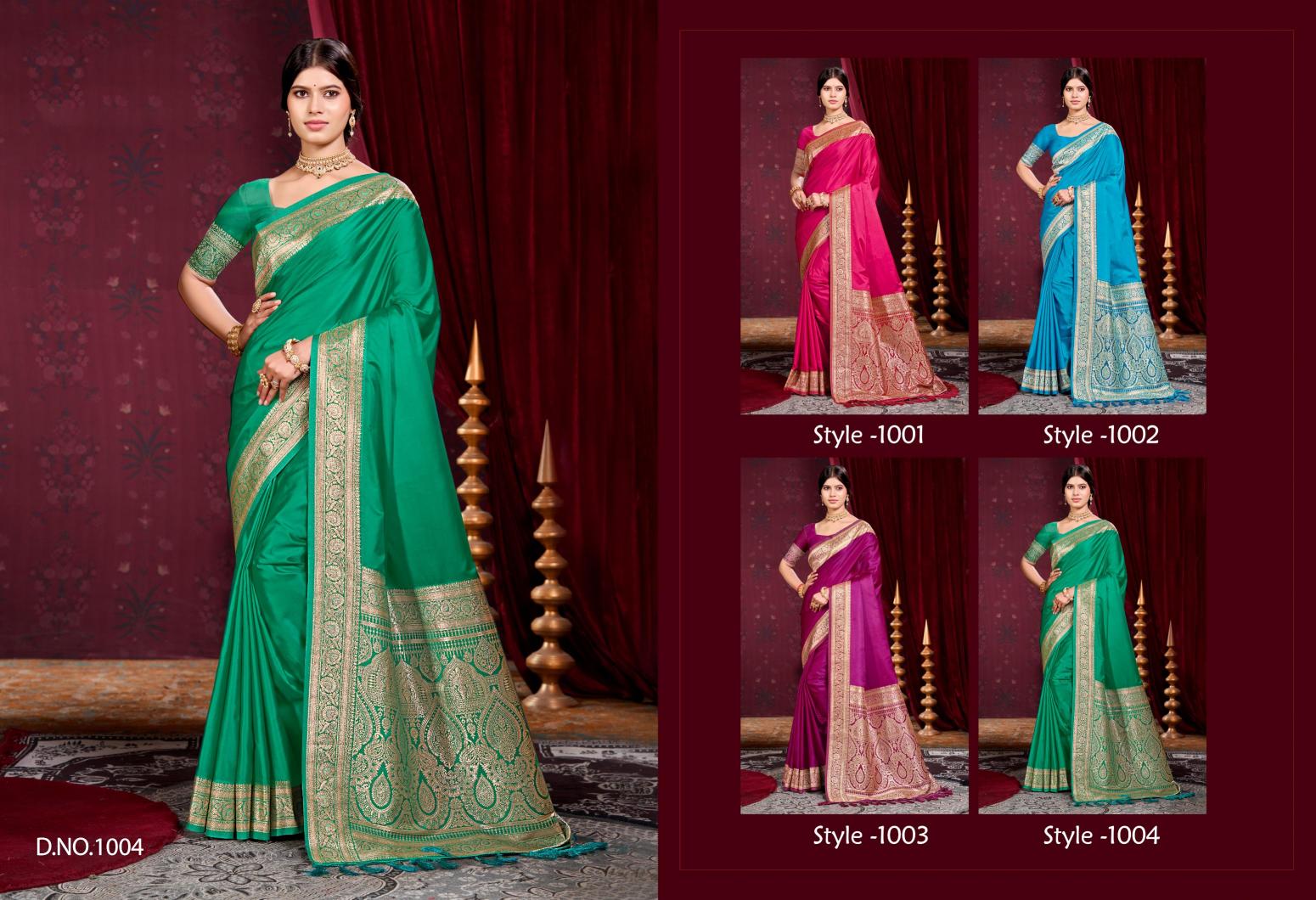 Bunawat - Nilima 04 Sangam Prints Silk Woven Work Traditional Saree