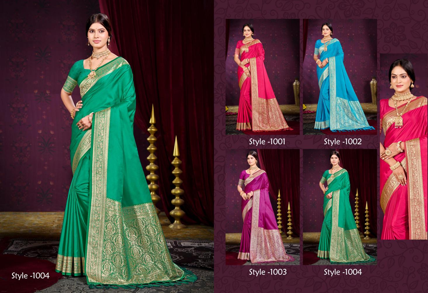 Bunawat - Nilima 05 Sangam Prints Silk Woven Work Traditional Saree