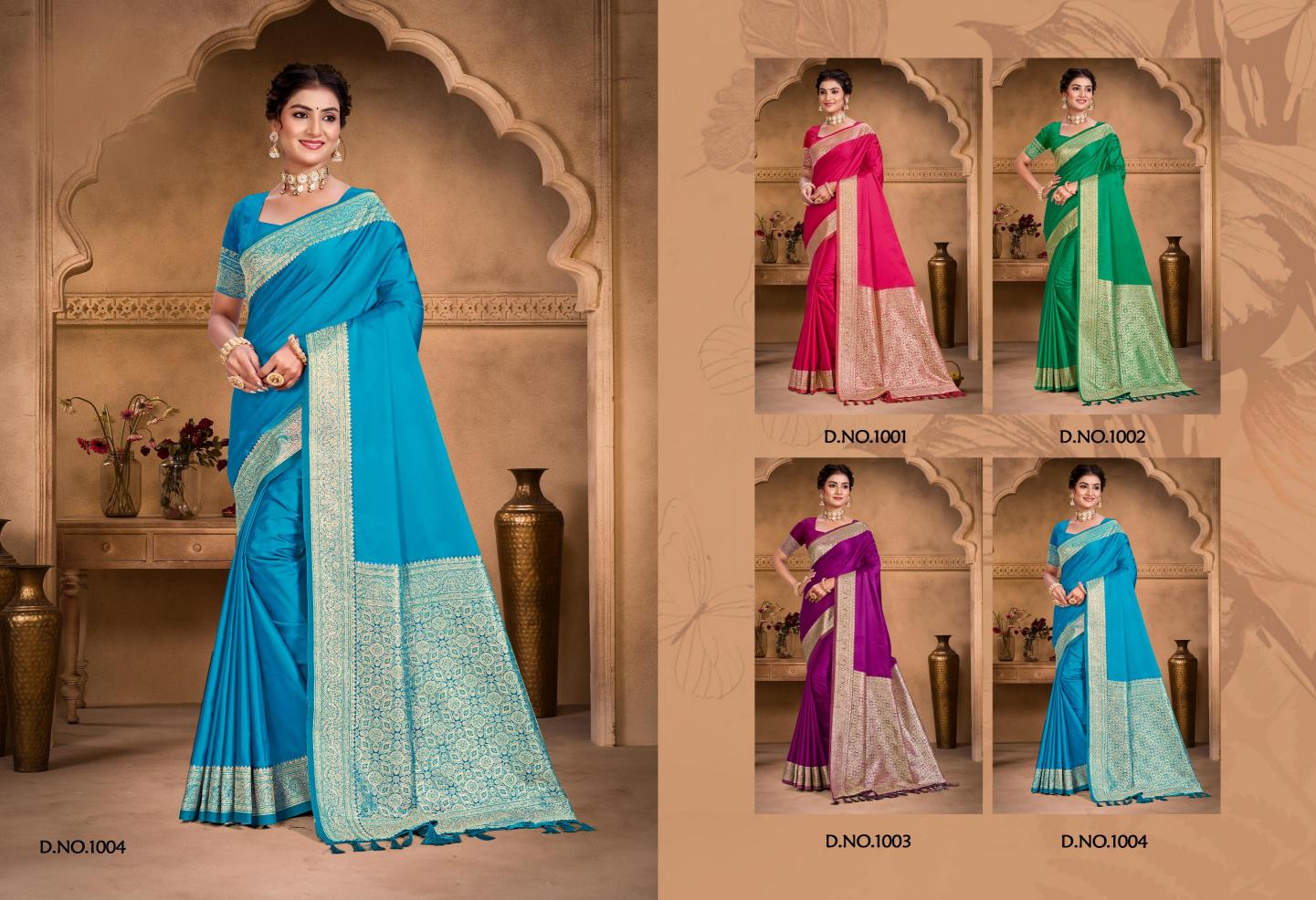 Bunawat - Nilima 06 Sangam Prints Silk Woven Work Traditional Saree
