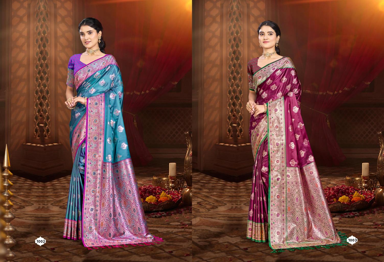 Bunawat - Plazma Silk 08 Sangam Prints SOFT SILK Woven Work Traditional Saree
