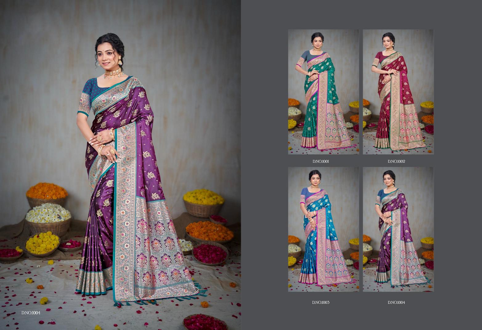 Bunawat - Plazma SIlk Sangam Prints Silk Woven Work Traditional Saree