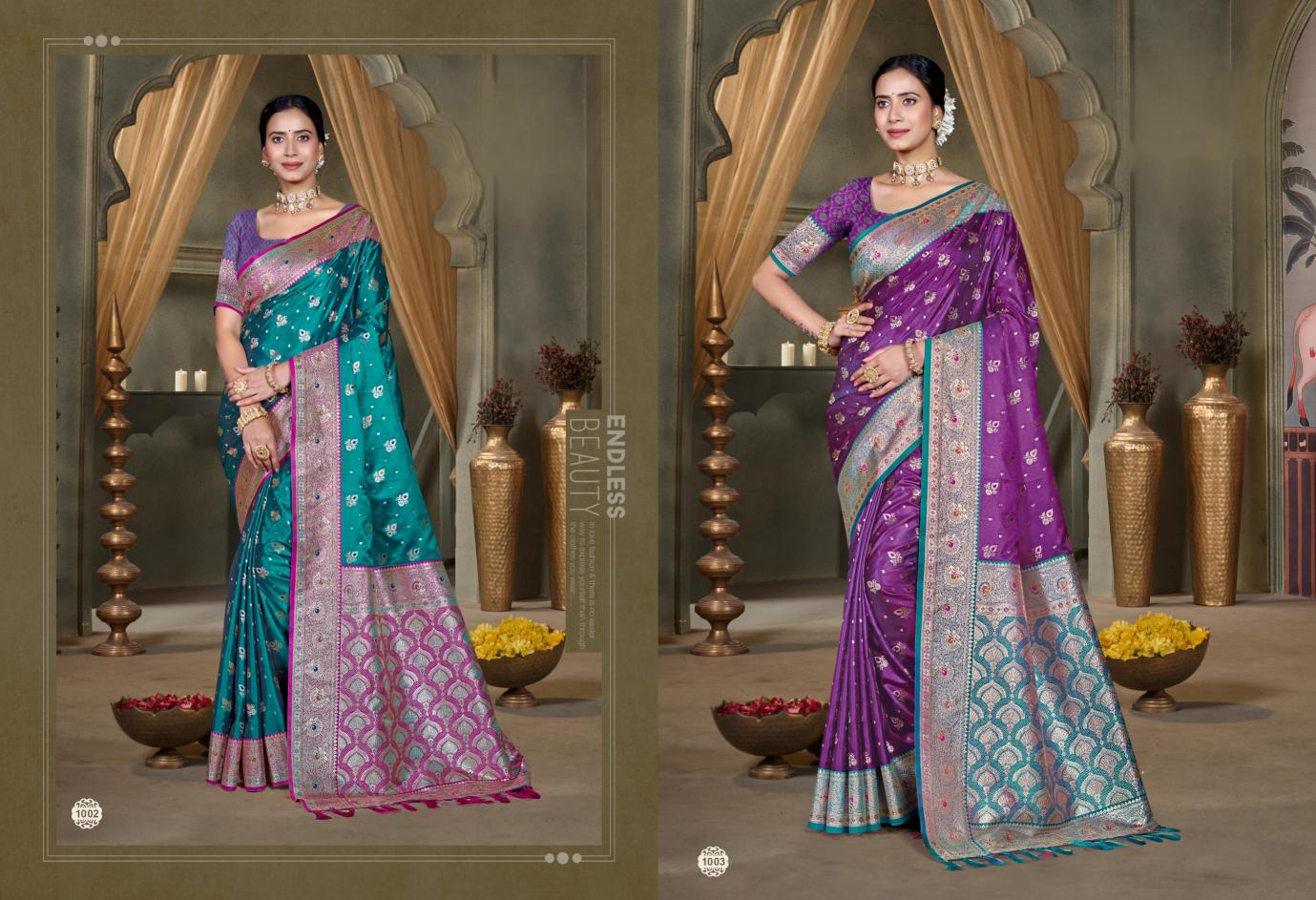 Bunawat - Plazma Silk Vol-03 Sangam Prints Silk Woven Work Traditional Saree