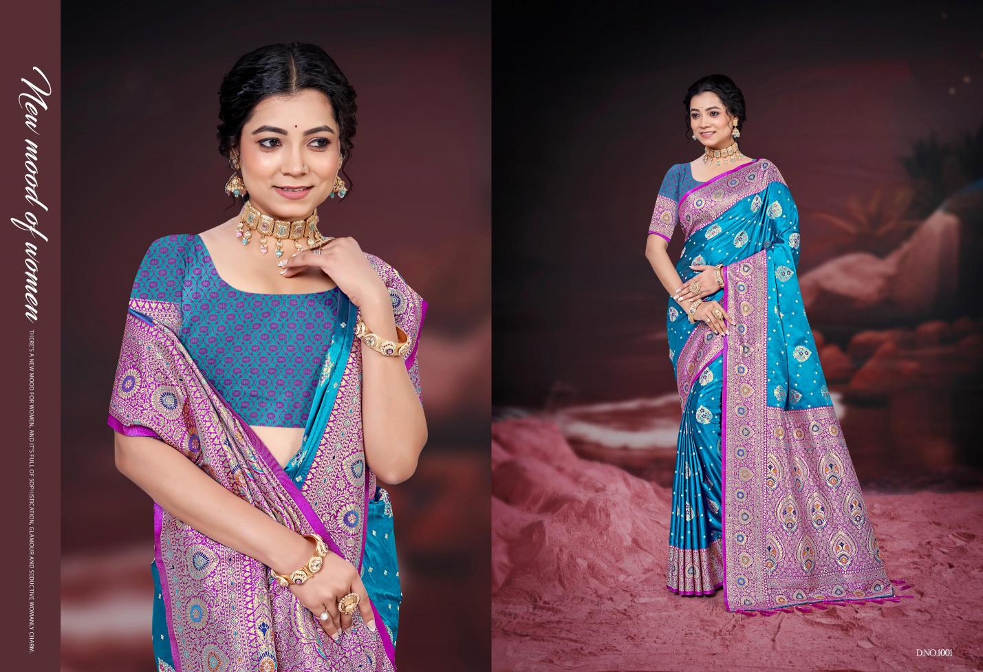 Bunawat - Plazma Silk Vol-04 Sangam Prints Silk Woven Work Traditional Saree