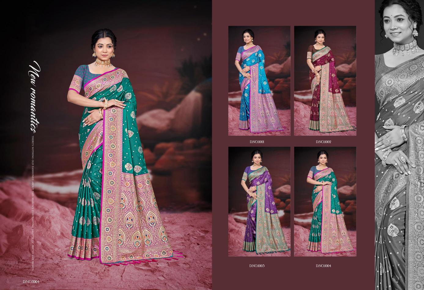 Bunawat - Plazma Silk Vol-04 Sangam Prints Silk Woven Work Traditional Saree