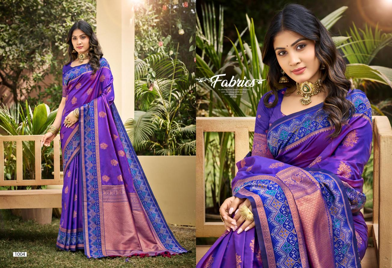 Bunawat - Reshmi Silk Sangam Prints SOFT SILK Woven Work Traditional Saree