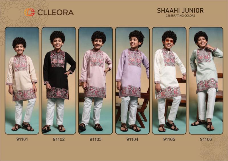 Clleora Shaahi Junior catalog clothes wholesale kids wear ludhiana