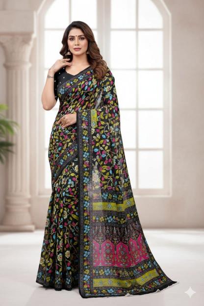 Dazira Kalamkari vol 1 catalog saree fall wholesale
