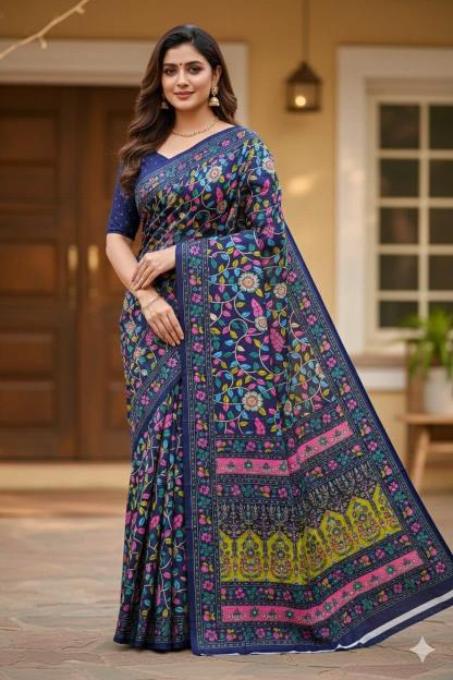 Dazira Kalamkari vol 1 catalog saree fall wholesale
