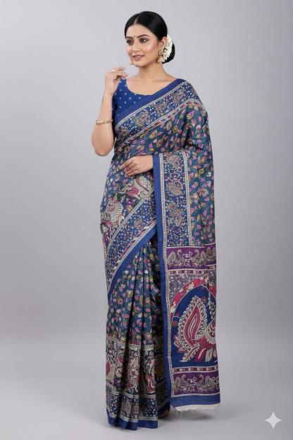 Dazira Kalamkari vol 3 catalog saree wholesale market in kolkata