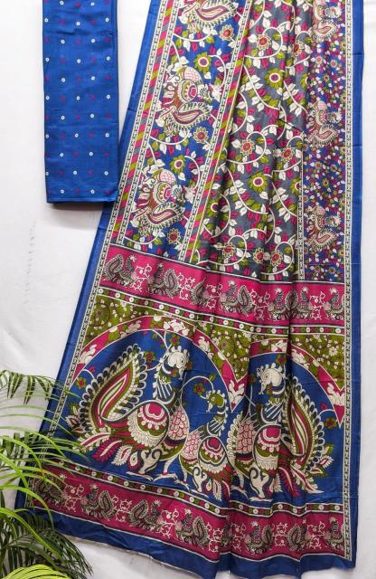 Dazira Kalamkari vol 3 catalog saree wholesale market in kolkata