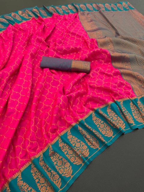 Dazira Kanijivaram catalog saree lace wholesale market