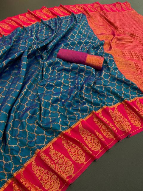 Dazira Kanijivaram catalog saree lace wholesale market