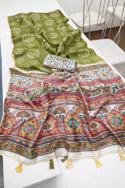 Dazira Linen Digital Print Vol 17 catalog best saree wholesalers in bangalesh