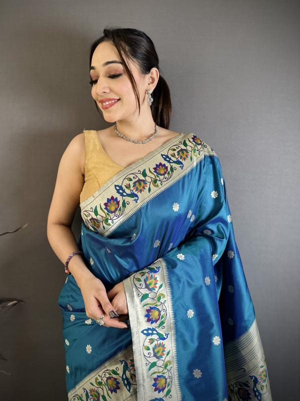 Dazira Mayur Paithani catalog saree wholesale dealers in surat