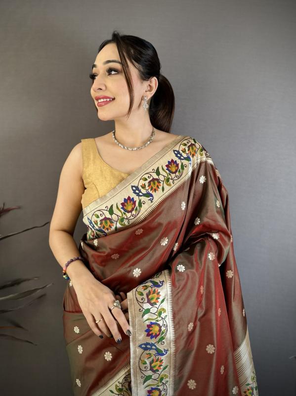 Dazira Mayur Paithani catalog saree wholesale dealers in surat