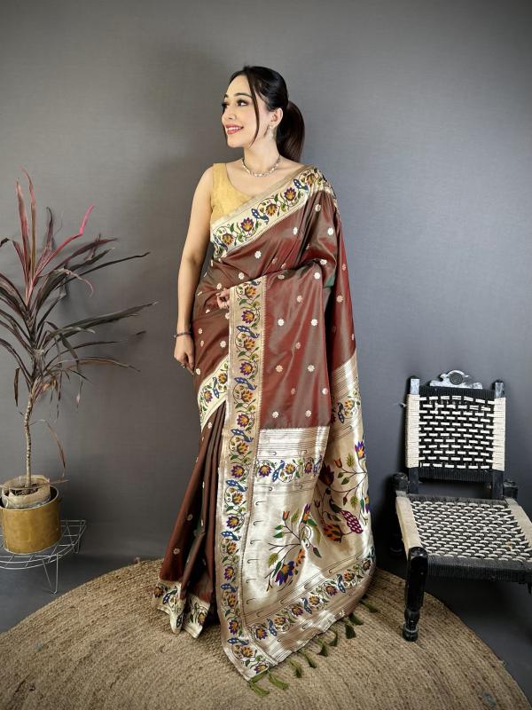 Dazira Mayur Paithani catalog saree wholesale dealers in surat
