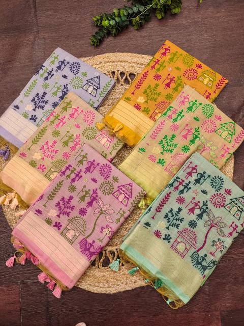 Dazira Premium Soft Chanderi vol 4 catalog chettinad cotton sarees wholesale in chennai