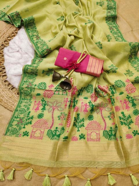 Dazira Premium Soft Chanderi vol 4 catalog chettinad cotton sarees wholesale in chennai
