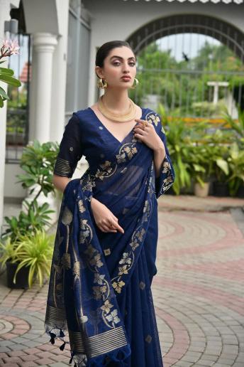 Dazira Premium soft jute vol 2 catalog saree fabric wholesale