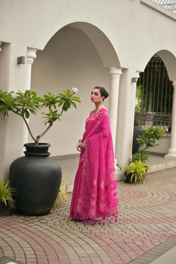 Dazira Premium soft jute vol 2 catalog saree fabric wholesale