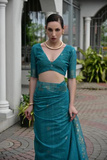 Dazira Premium soft jute vol 2 catalog saree fabric wholesale