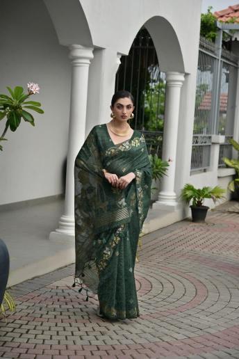 Dazira Premium soft jute vol 2 catalog saree fabric wholesale