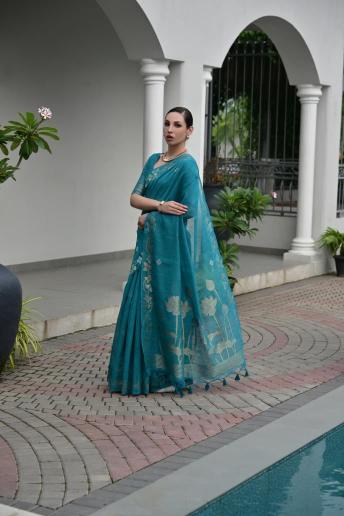 Dazira Premium soft jute vol 2 catalog saree fabric wholesale