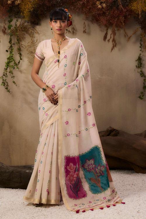 Dazira Premium soft muga Cotton vol 39 catalog cotton saree wholesaler