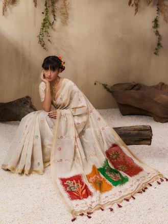 Dazira Premium soft muga Cotton vol 39 catalog cotton saree wholesaler