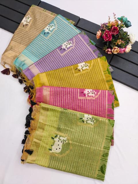 Dazira Premium soft muga Cotton vol 41 catalog saree wholesale in kathmandu