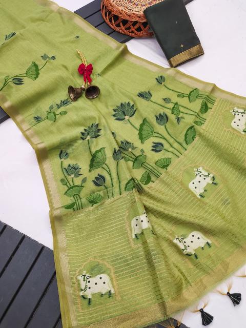 Dazira Premium soft muga Cotton vol 41 catalog saree wholesale in kathmandu