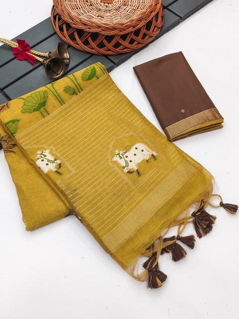 Dazira Premium soft muga Cotton vol 41 catalog saree wholesale in kathmandu