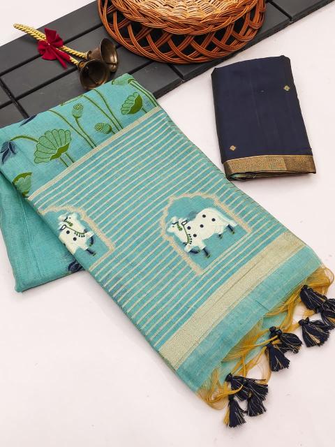 Dazira Premium soft muga Cotton vol 41 catalog saree wholesale in kathmandu