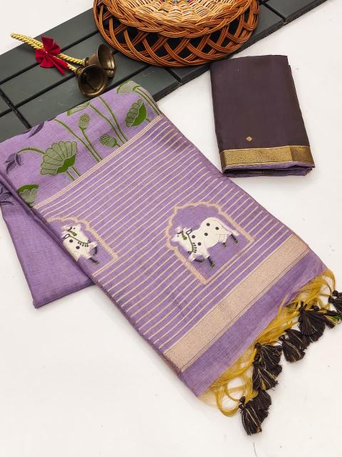 Dazira Premium soft muga Cotton vol 41 catalog saree wholesale in kathmandu