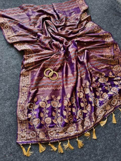 Dazira Pure Russian silk vol 4 catalog sarees wholesale market
